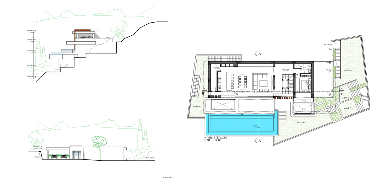 VISTALAGO desde BIM. González & Jacobson Arquitectura