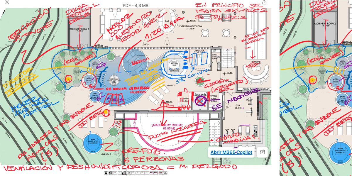 Proceso creativo para Spa en La Zagaleta