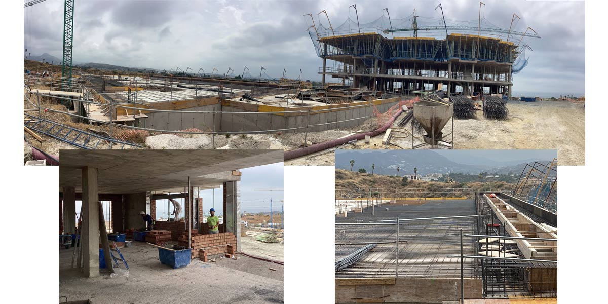 Avanzan las obras del Grupo Tm en Estepona
