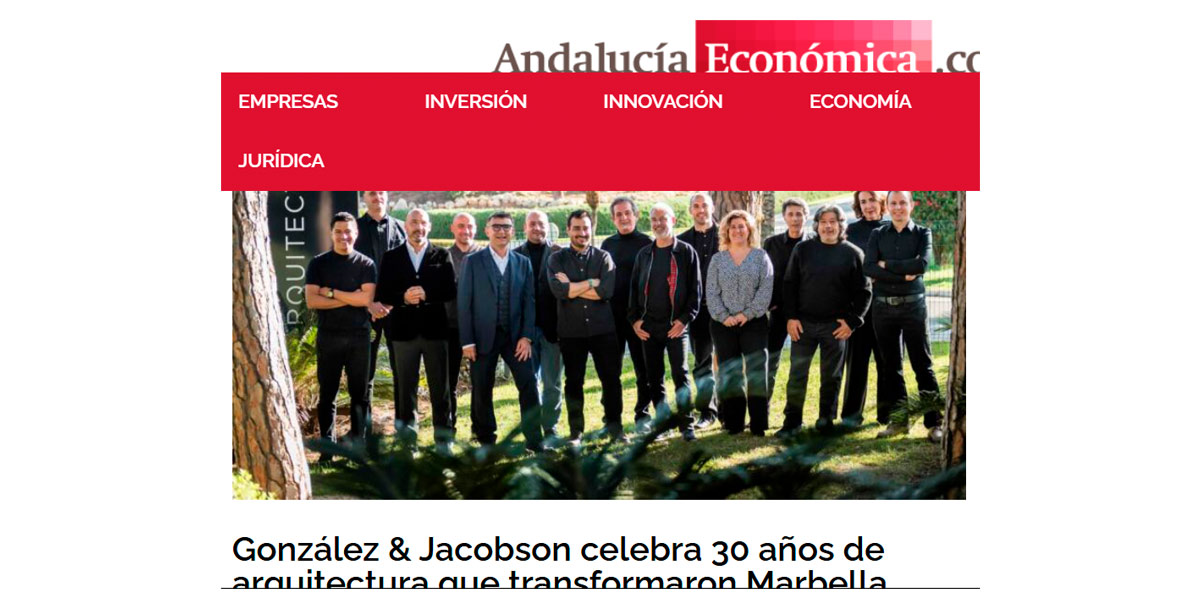 Reconocimiento 30 aniversario de González & Jacobson Arquitectura