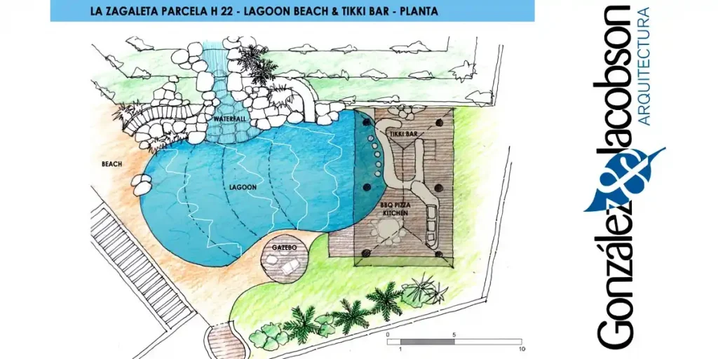 Lagoon Beach para villa en la Zagaleta