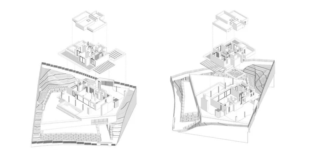 Volumetría para proyecto de vivienda en La Cala - Mijas