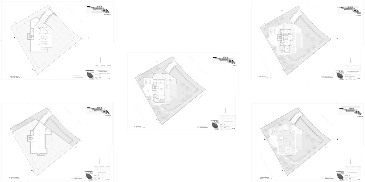 Planos para proyecto de vivienda en La Cala - Mijas