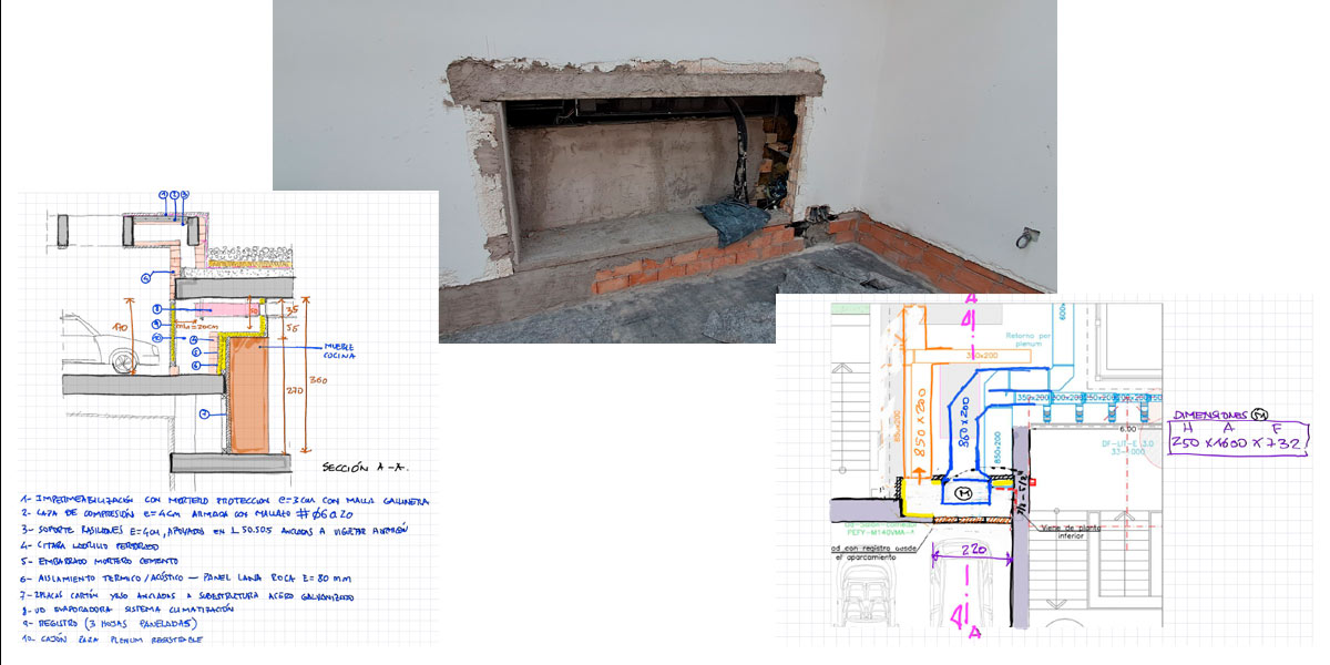 Avances de obra c/Alcalá Marbella. Vivienda unifamiliar