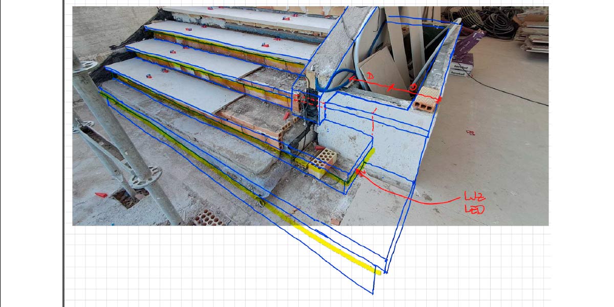 Avances de obra c/Alcalá Marbella. Vivienda unifamiliar