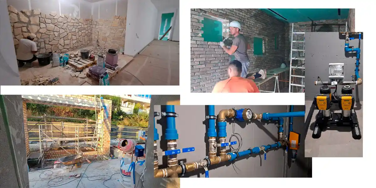 Avances de obra c/Alcalá Marbella. Vivienda unifamiliar