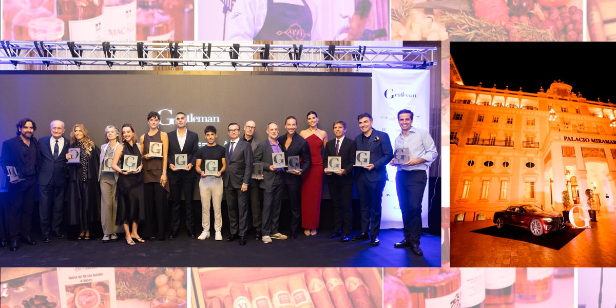 Premios Gentleman 2025 con patrocinio de González & Jacobson Arquitectura