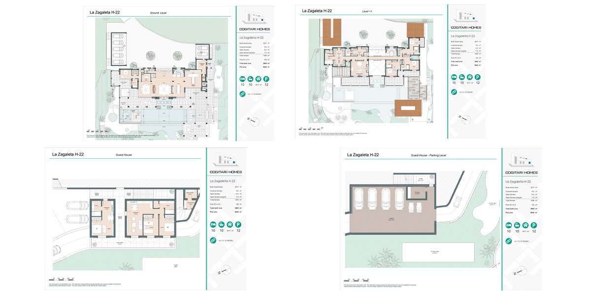 Planos Villa de lujo en Coto de la Zagaleta