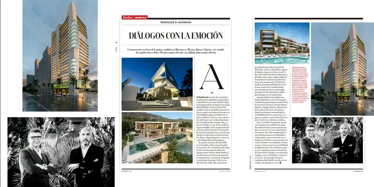González & Jacobson Arquitectura en Forbes