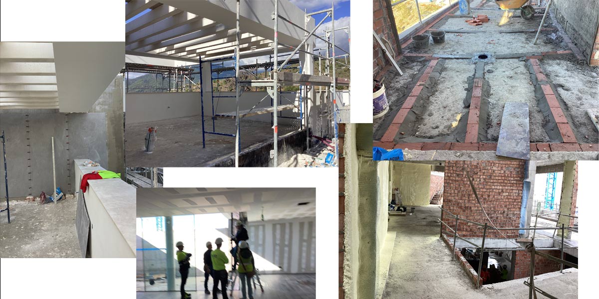 Obras en Vista Lago. Enero 2026