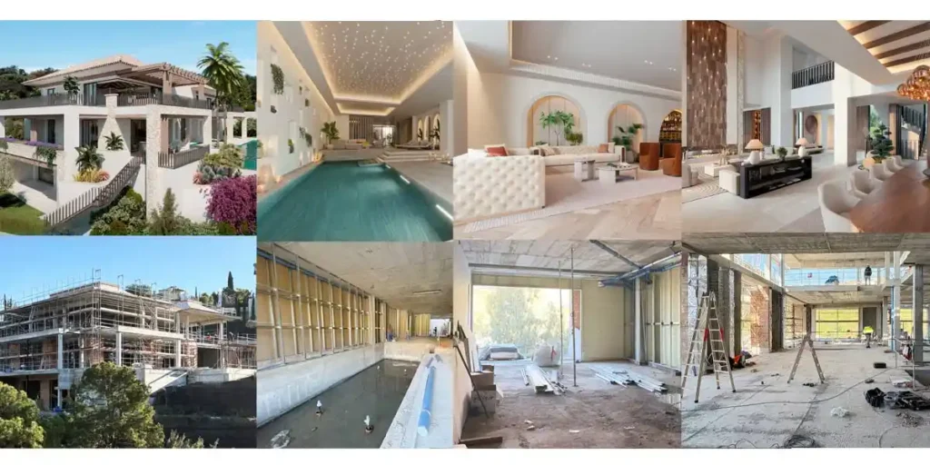 Antes y despues. Avances Hills 14