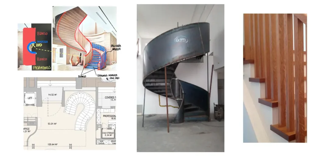 Escalera para villa en La Zagaleta