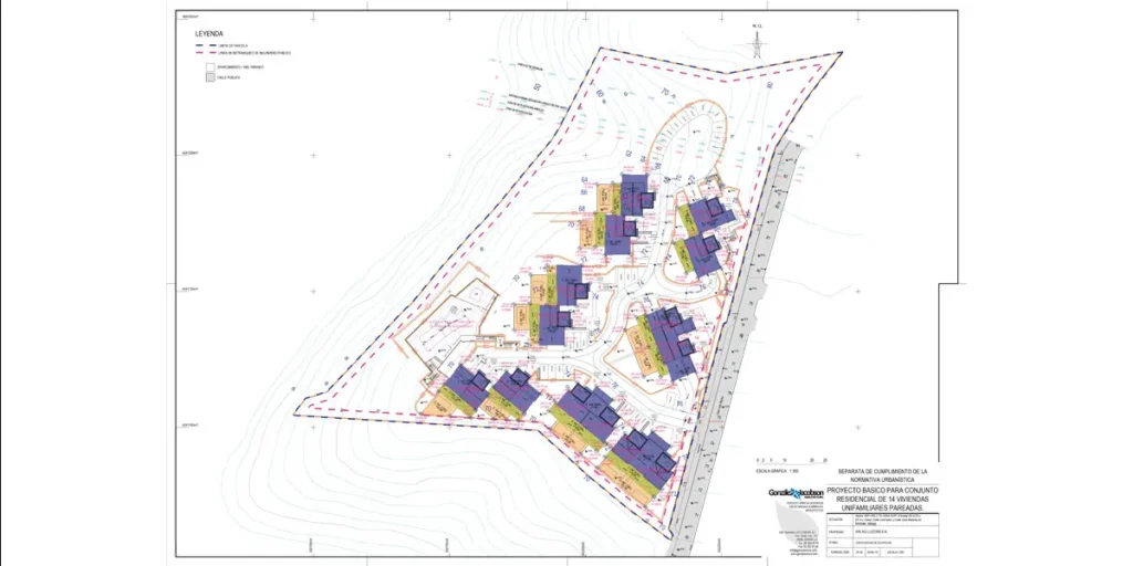 Estudio de emplazamiento. 14 viviendas en Elviria