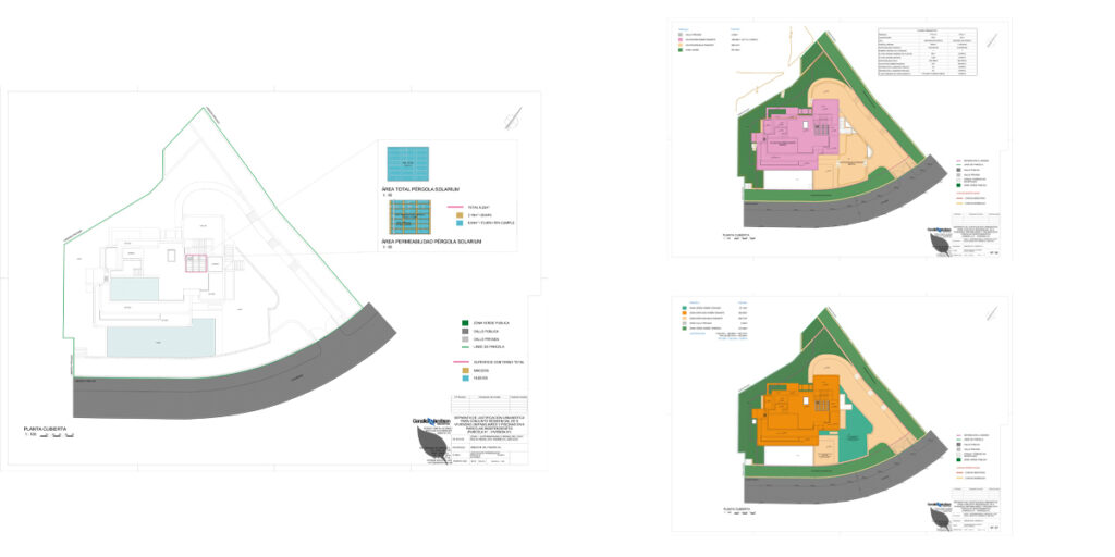 Planos de justificación. Las Brisas Golf
